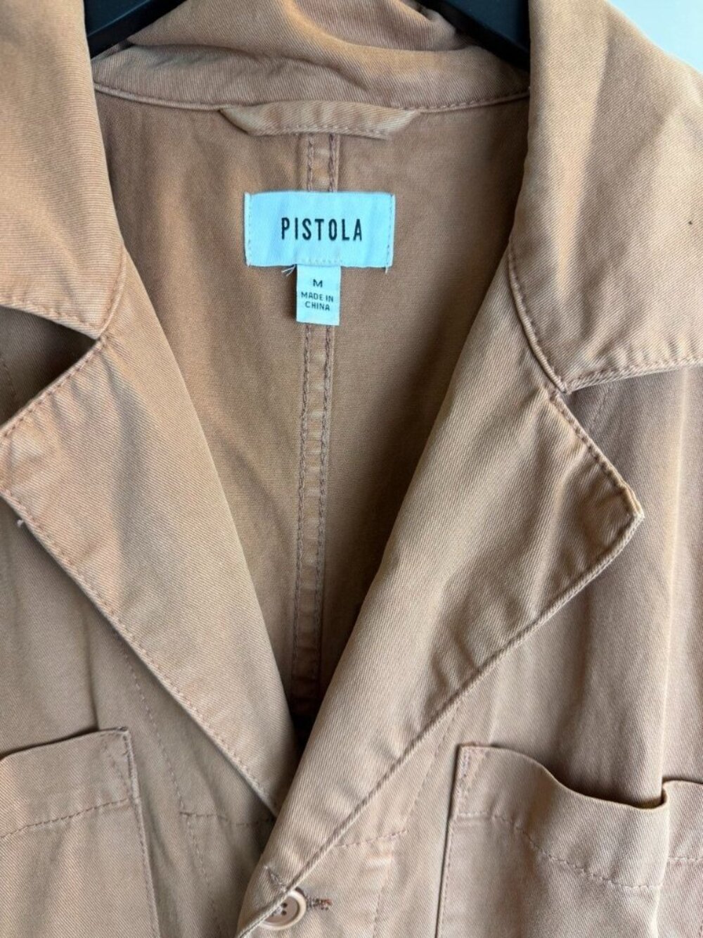 Pistola Grover Short-Sleeve Cotton Field Jumpsuit Size Medium - Picture 7 of 12